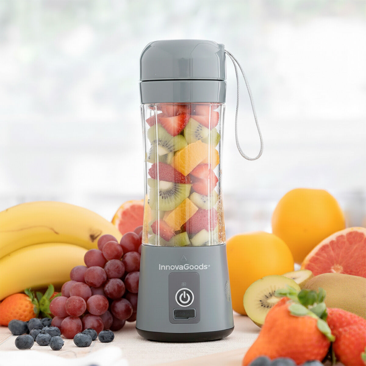 Hordozható újratölthető pohár turmixgép Shakuit InnovaGoods